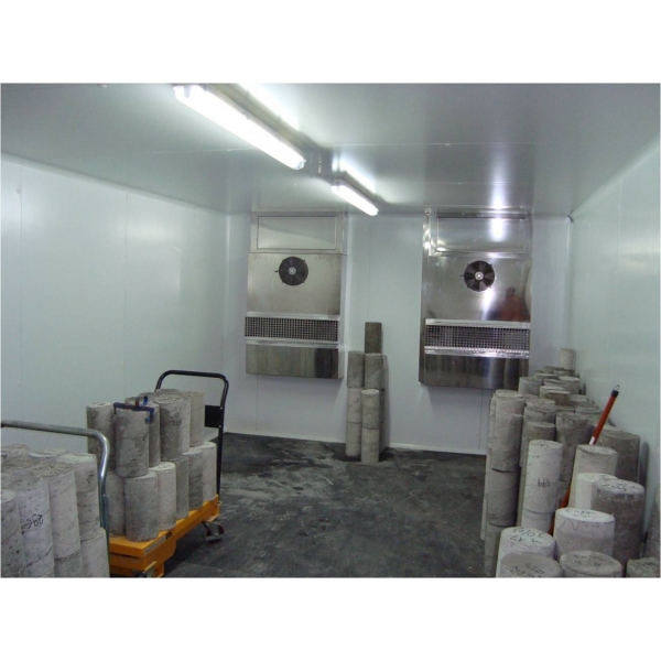 Test tube curing chambers