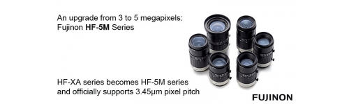 5Mpx -2/3"-1.1" C mount lenses